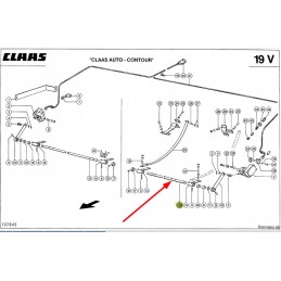 650896 1 left roller of the auto contour system