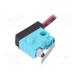 1 pcs x PANASONIC - ASQ10227 - Microswitch SNAP ACTION, 0.1A/30VDC, with lever, SPST-NC, Pos: 2