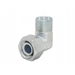 Hydraulic elbow connector with nut M18x1 5 12l