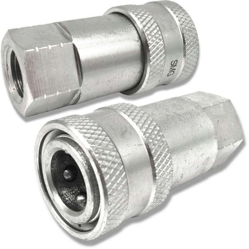 Hydraulic connector, euro socket, female thread 1 4