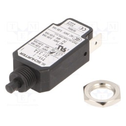 1 pcs x SCHURTER - 4400.0011 - Circuit breaker, Urated: 240VAC, 48VDC, 3.5A, SPST, Poles: 1, screw