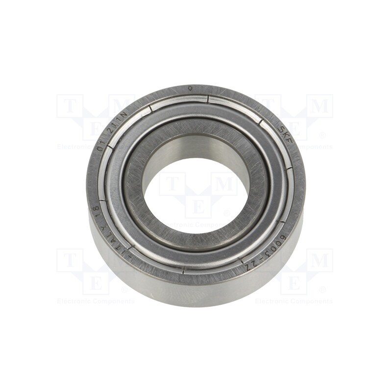 1 pcs x SKF - 6003-2Z SKF - Bearing: single row deep groove ball, Øint: 17mm, Øout: 35mm