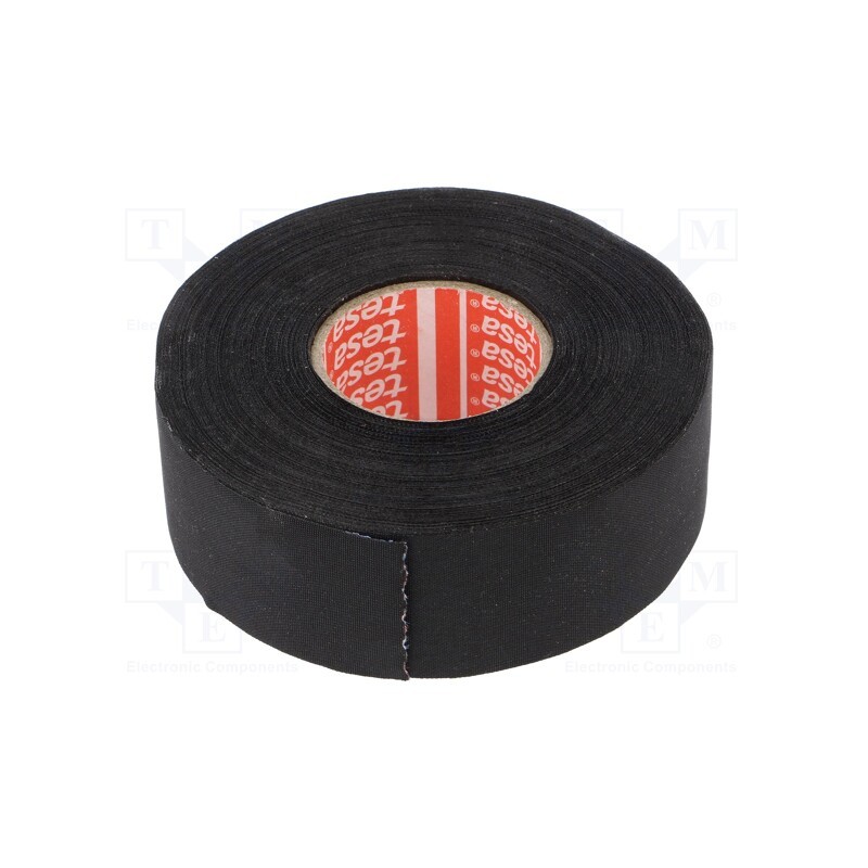 1 pcs x TESA - 51026-00004-00 - Tape: textile, W: 32mm, L: 25m, Thk: 260um, Automotive, rubber, black