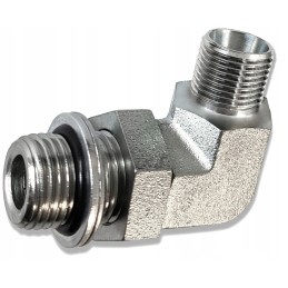 Bulkhead connector m22 m18 12l 90 degree elbow