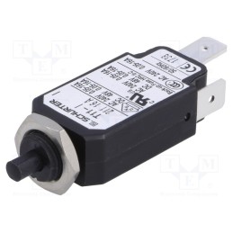1 pcs x SCHURTER - 4400.0017 - Circuit breaker, Urated: 240VAC, 48VDC, 16A, SPST, Poles: 1, screw