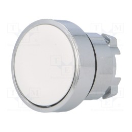 1 pcs x SCHNEIDER ELECTRIC - ZB4BA1 - Switch: push-button, 22mm, Stabl.pos: 1, white, none, IP66, flat