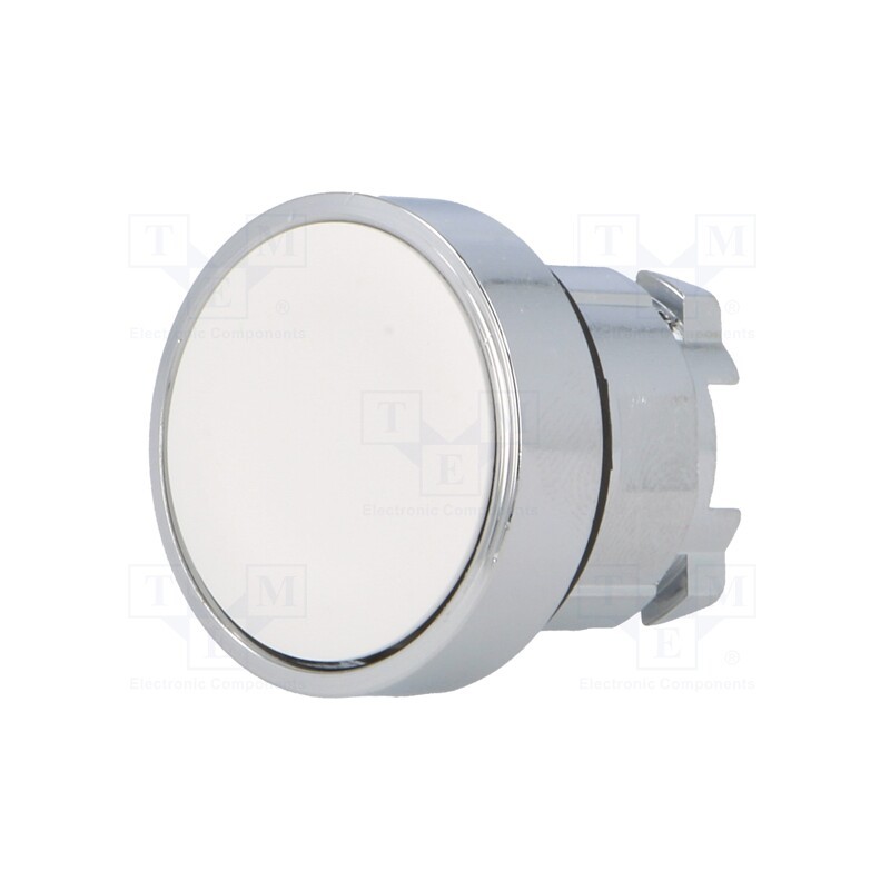 1 pcs x SCHNEIDER ELECTRIC - ZB4BA1 - Switch: push-button, 22mm, Stabl.pos: 1, white, none, IP66, flat