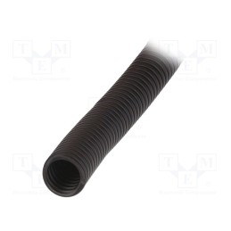 25 m x HELLERMANNTYTON - 166-11910 - Protective tube, Size: 54, polypropylene, black, -20÷90°C, IP66
