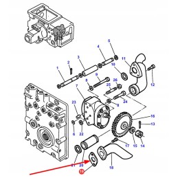3386706m1 hydraulic pump rubber seal