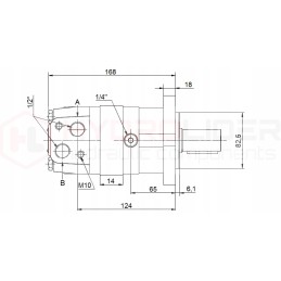Hydraulic motor sms 80 o4w32 hydrolider