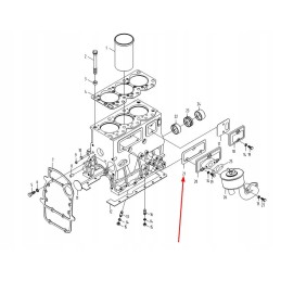 Ll480 01014m1 air filter mounting gasket