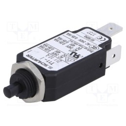 1 pcs x SCHURTER - 4400.0003 - Circuit breaker, Urated: 240VAC, 48VDC, 10A, SPST, Poles: 1, screw