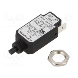 1 pcs x SCHURTER - 4400.007 - Circuit breaker, Urated: 240VAC, 48VDC, 1.8A, SPST, Poles: 1, screw