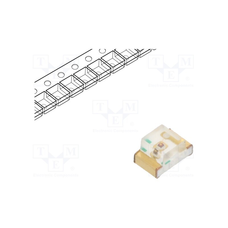 5 pcs x KINGBRIGHT ELECTRONIC - KP-2012LSURCK - LED, SMD, 0805, red, 10÷22mcd, 2x1.25x1.1mm, 140°, 1.75÷2.2V, 2mA