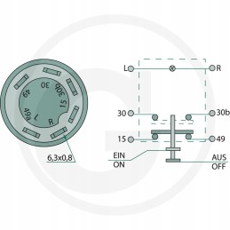 PTO shaft switch 2 7659 108 0 10