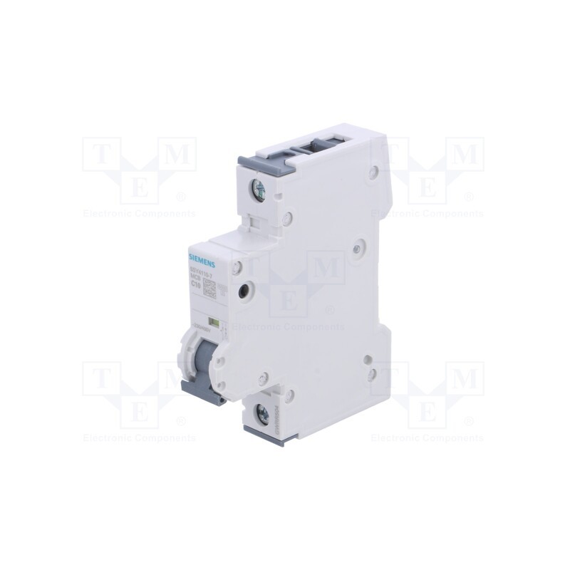 1 pcs x SIEMENS - 5SY4110-7 - Circuit breaker, 230/400VAC, Inom: 10A, Poles: 1, Charact: C, 10kA