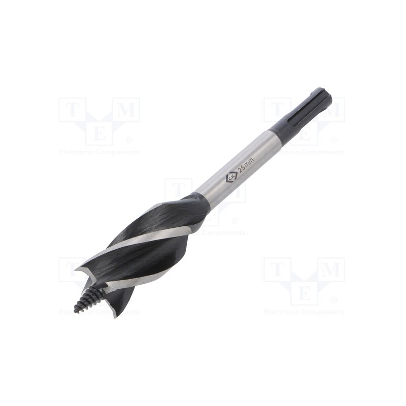 1 pcs x C.K - T2944-25 - Drill bit, for wood, Ø: 25mm, L: 160mm, Working part len: 110mm