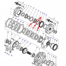 3617348m1 friction disc spacer