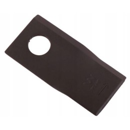 Left lawn mower blade 98x48x4mm hole 19 uses