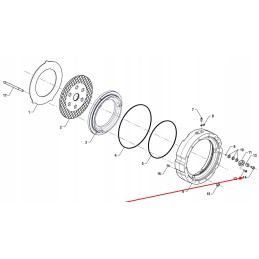 P5s43105109 self-adjusting screw m8 x 1