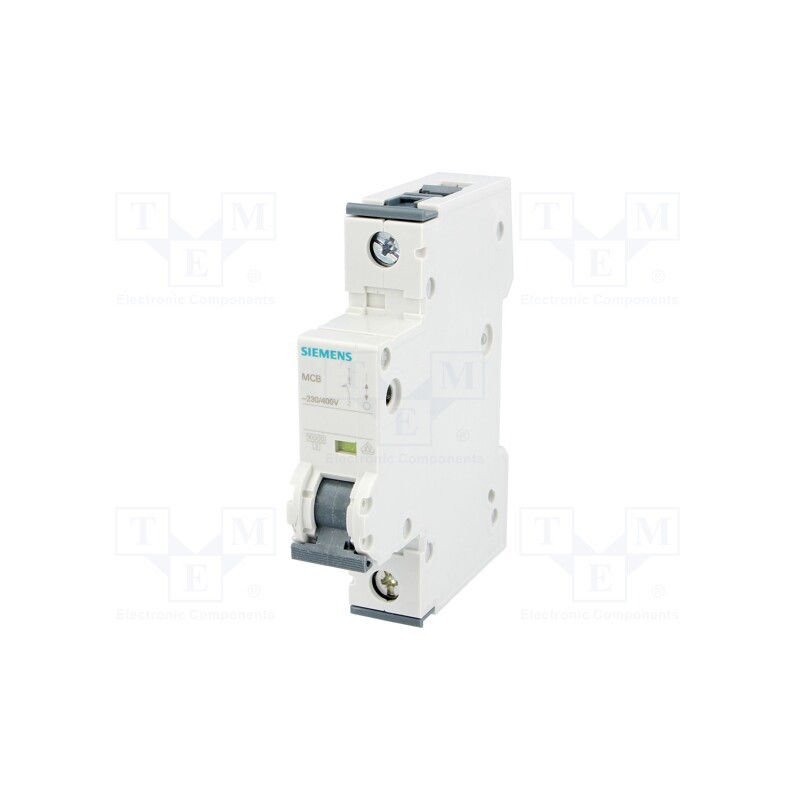 1 pcs x SIEMENS - 5SY4106-6 - Circuit breaker, 230/400VAC, Inom: 6A, Poles: 1, Charact: B, 10kA