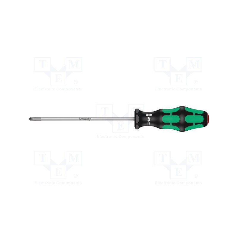 1 pcs x WERA - 5008723001 - Screwdriver, Phillips, PH2, Kraftform Plus-300