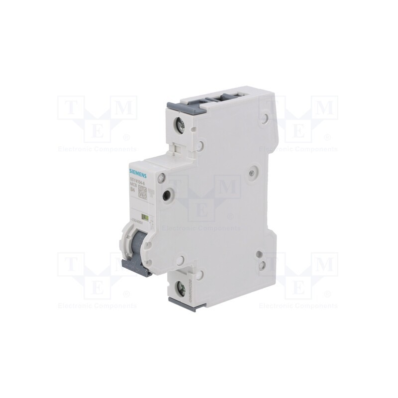 1 pcs x SIEMENS - 5SY4104-6 - Circuit breaker, 230/400VAC, Inom: 4A, Poles: 1, Charact: B, 10kA