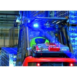 Blue LED work lamp 27W forklift sprayer