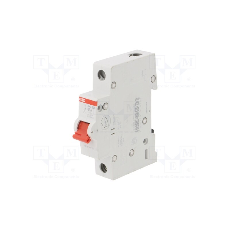 1 pcs x ABB - 2CDD271111R0063 - Switch-disconnector, Poles: 1, for DIN rail mounting, 63A, 240VAC
