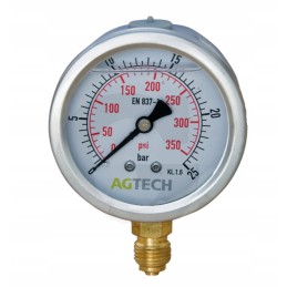 Glycerine pressure gauge 0 10 bar