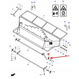 La350356936 straw deflector spring