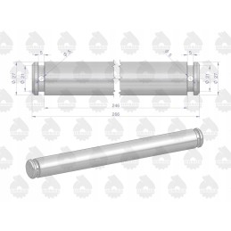 Frame hanger pin c 360 original 50676030u