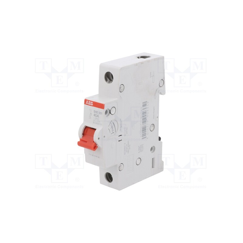 1 pcs x ABB - 2CDD271111R0040 - Switch-disconnector, Poles: 1, for DIN rail mounting, 40A, 240VAC
