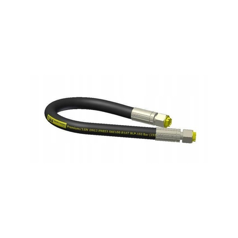 Hydraulic hose 160 bar m22x1 5 l 710 mm dn12