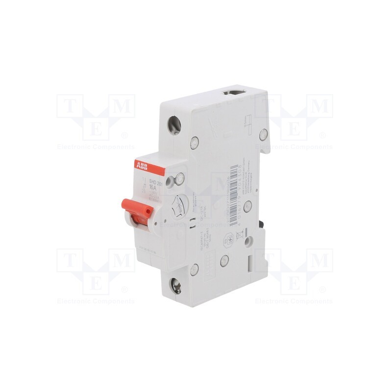1 pcs x ABB - 2CDD271111R0016 - Switch-disconnector, Poles: 1, for DIN rail mounting, 16A, 240VAC