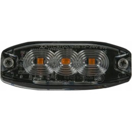 Amber warning lamp 3 LED LA20073