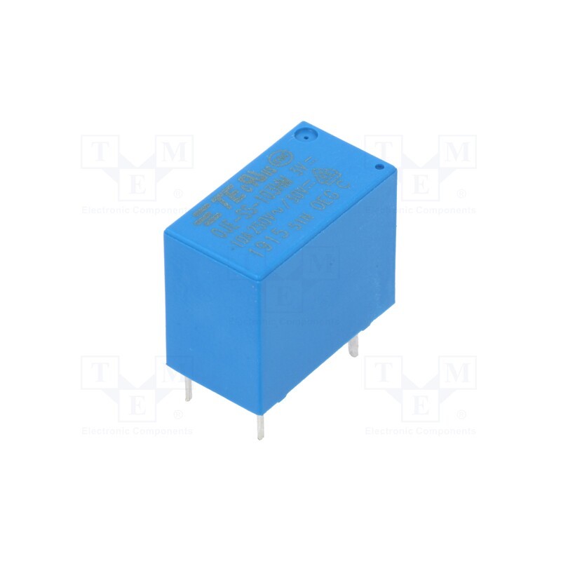 1 pcs x TE Connectivity - 1461103-1 - Relay: electromagnetic, SPST-NO, Ucoil: 3VDC, 10A, 10A/250VAC, PCB