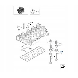 Valve seat new holland case 4897179 cnh
