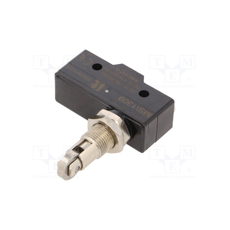 1 pcs x SPAMEL - MS\1309 - Microswitch SNAP ACTION, 15A/250VAC, 0.3A/220VDC, SPDT, ON-(ON)