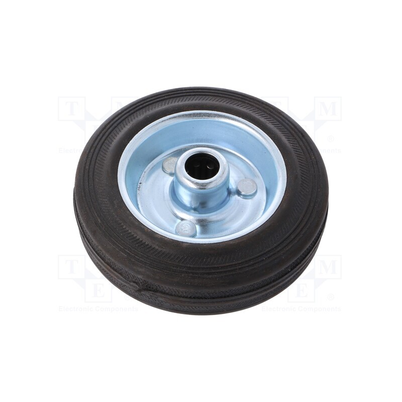 1 pcs x RADER - CSG 100/12W - Transport wheel, Ø: 100mm, W: 25mm, 70kg, rubber, Shore hardness: 80