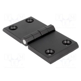 1 pcs x ROZTOCZE - 3.513.12 - Hinge, Width: 120mm, zinc and aluminium alloy, black, H: 60mm