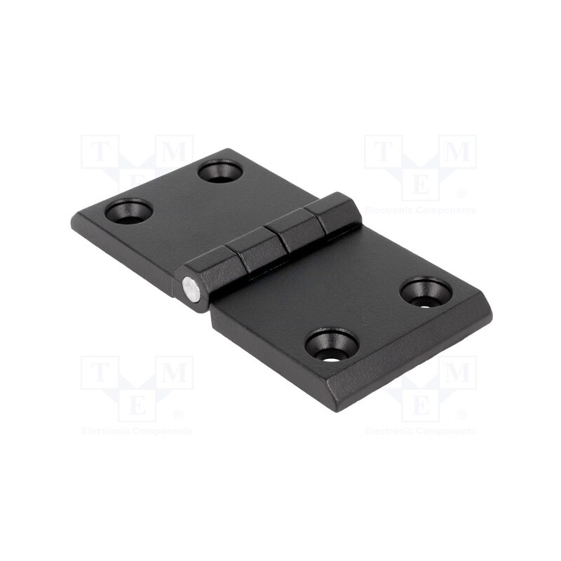1 pcs x ROZTOCZE - 3.513.12 - Hinge, Width: 120mm, zinc and aluminium alloy, black, H: 60mm