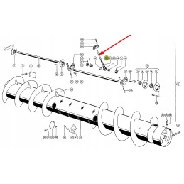 603759 1 finger intake drum m16 x 205