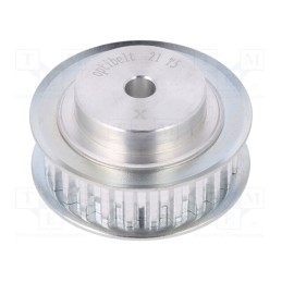 1 pcs x OPTIBELT - 21 T5 28-200ZA - Belt pulley, T5, W: 10mm, whell width: 21mm, Ø: 43.75mm, aluminium