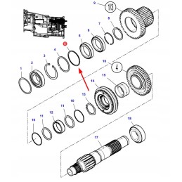 4300006m1 spacer 84 x 0 55