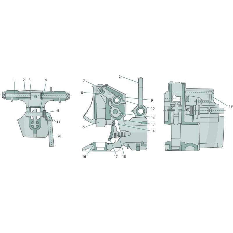 Spring wheel 4851481005 Sauermann