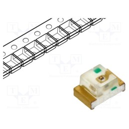 5 pcs x KINGBRIGHT ELECTRONIC - KP-3216CGCK - LED, SMD, 1206, green, 20÷50mcd, 3.2x1.6x1.1mm, 120°, 2.1÷2.5V, 20mA