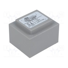 1 pcs x INDEL - TSZZ7/005M - Transformer: encapsulated, 7VA, 230VAC, 9V, 770mA, PCB, IP00, A: 45mm
