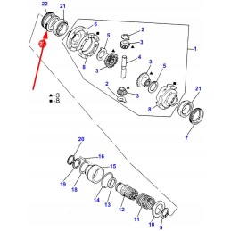 3429077m1 front axle spacer 0 10