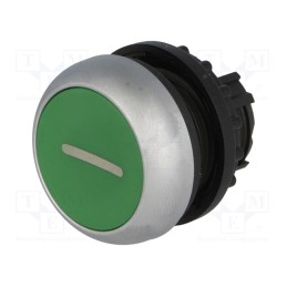 1 pcs x EATON ELECTRIC - M22-D-G-X1 - Switch: push-button, 22mm, Stabl.pos: 1, green, none, IP67, flat